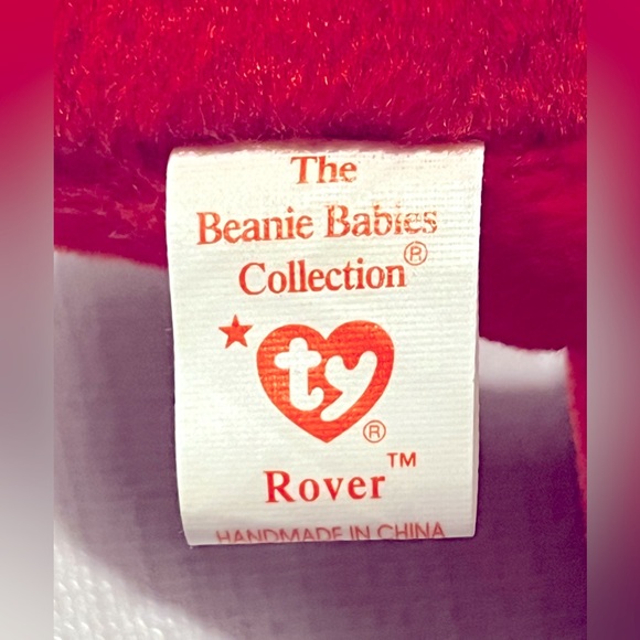 TY Beanie Baby - ROVER the Red Dog 1996 - Picture 10 of 14